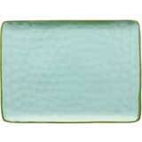 Rose & Tulipani Concerto - pravokotni krožnik 36 x 26,5 cm - Verde Acqua | Shoptok.si