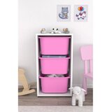 Hanah home višenamenska polica bronz 3D white pink Cene