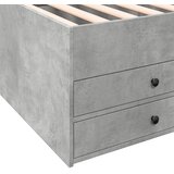  Dnevni krevet s ladicama bez madraca siva boja betona 90x190 cm | shoptok.hr