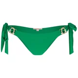 Moda Minx Bikini hlačke 'Amour' zlata / smaragd / travnato zelena / transparentna