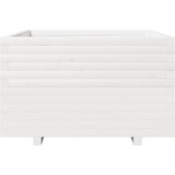 Vrtna sadilica bijela 80x80x49,5 cm od masivne borovine | Eponuda.com