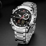 Naviforce 9163 silver sat Cene