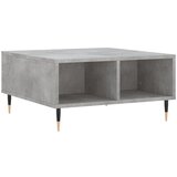 Maison Chic Klubska mizica - kavna mizica - Nizka mizica betonsko siva 60x60x30 cm inženirski les, (21753614) Cene