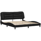  Okvir kreveta s LED-om bez madraca Hvar crni 180 x 200 cm | Eponuda.com
