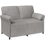 SOFA za dvije osobe Svjetlosiva 138 x 83 x 95 cm Baršun | shoptok.hr