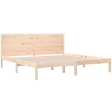  Posteljni okvir iz trdne borovine 200x200 cm, (20646911) | Shoptok.si