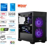 MEGA Računalnik MT S7X i7-12700K/RTX5060Ti-16GB/32GB/1TB-4.0/750W/Brez OS/črna RGB + Estetski napajalni kabli [Vijolična / Črna), (5000130868) Cene