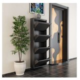 Hanah home Ormar za cipele 4 Piece Metal Anthracite | ePonuda.com