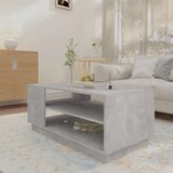 vidaXL stolić za kavu siva boja betona 102 x 55 x 43 cm od iverice | shoptok.hr