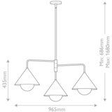 Elstead Lighting LESTENEC Alora Mood 43,5/96,5 cm 60 W E27 | Shoptok.si