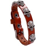 Narukvica Small Skull - Smeđa KP33405 | shoptok.hr