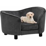 SOFA za pse tamnosiva 69 x 49 x 40 cm plišana Cijene
