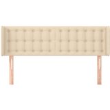  Uzglavlje s ušima krem 147x16x78/88 cm od tkanine | shoptok.hr