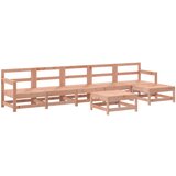  The Living Store Vrtna sedežna garnitura 7-delna trden les douglas - Vrtna Sedežna Garnitura, (21443585) | Shoptok.si
