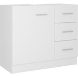 Ormarić za umivaonik bijeli 63 x 30 x 54 cm konstruirano drvo | shoptok.hr