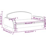  Otroški kavč črn 70x45x30 cm umetno usnje, (20988152) | Shoptok.si