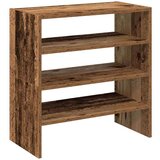 vidaXL Regal za čevlje 2 kosa zložljiva starinski les 60x30x30,5 cm | Shoptok.si