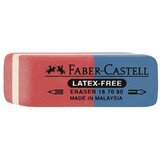 Faber-castell gumica crveno-plava manja (1/80) 587080 Cene