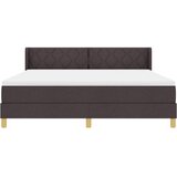  Krevet s opruga kutije Tamno smeđa 200 x 180 cm tkanina | shoptok.hr