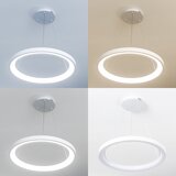  Brilagi - LED prigušiva luster na sajli FALCON SLIM LED/42W/230V Ø 50 cm bela + daljinski upravljač | Eponuda.com