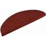  Prostirke za stepenice, samoljepljive, 10 kom, 56x17x3 cm, bordo crvene, poluokrugle | shoptok.hr