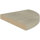 vidaXL plutajuće kutne police 4 kom boja hrasta 35 x 35 x 3,8 cm MDF | shoptok.hr