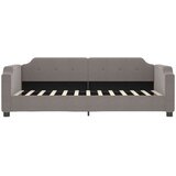  Dnevni krevet s madracem smeđesivi 100 x 200 cm od tkanine | shoptok.hr
