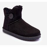 Boto Women's Quilted Snow Boots With Ornament Black Siriol | Shoptok.si