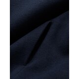 Ombre Men's coat with asymmetrical fastening and high collar - navy blue | shoptok.hr