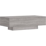 Maison Chic Klubska mizica - kavna mizica - Nizka mizica siva sonoma 100x49,5x31 cm inženirski les, (21753116) Cene
