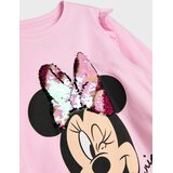 Sinsay Pamučna majica kratkih rukava s apliciranim šljokicama Minnie Mouse | shoptok.hr