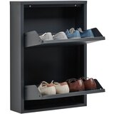 CARRYHOME omara z loputami za čevlje antracit | Shoptok.si