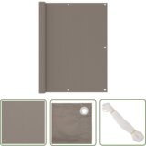  The Living Store Balkonsko platno taupe 120x500 cm oksford blago - Balkonsko Platno, (21742744) Cene