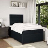Box spring krevet s madracem crni 120 x 200 cm baršunasti | shoptok.hr