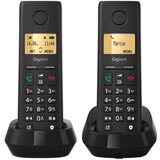 Gigaset Brezžični telefon Pure 200 Duo, črne barve, (5000444815) | Shoptok.si
