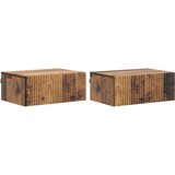  Stenski nočni omarici 2 pcs Star les 49 x 34,5 x 20 cm, (5000209470) | Shoptok.si