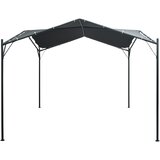 Nadstrešnica za sjenicu/paviljon/šator 3 x 3 m čelična antracit | shoptok.hr