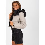 Honey Winter Jacket-NM-KR-D2-3825.77P-black-beige | ePonuda.com