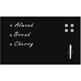  Zidna crna magnetna ploča od stakla 100 x 60 cm | shoptok.hr