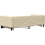  Dnevni krevet na razvlačenje s ladicama krem 90x200 cm tkanina | shoptok.hr