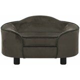 SOFA za pse tamnosiva 67 x 47 x 36 cm plišana | shoptok.hr