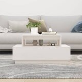  Stolić za kavu bijeli 80 x 55 x 40,5 cm od masivne borovine | Eponuda.com