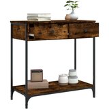  Konzolni stol boja hrasta 75 x 34 5 x 75 cm konstruirano drvo | shoptok.hr