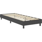  Krevet od tkanine s oprugama tamnosivi 80 x 200 cm | shoptok.hr