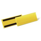 Durable Magnetni žepi 74x210 (81,5x223) rumeni 50 kos, (20376092) | Shoptok.si