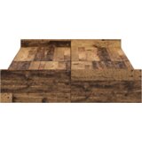  Okvir kreveta s prostorom za pohranu od starog drva 120x190 cm konstruirano drvo | shoptok.hr