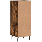  Komoda boja dimljenog hrasta 34,5x34x90 cm konstruirano drvo | shoptok.hr