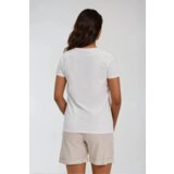 Marisse T-Shirt With A Tropical Print, White | ePonuda.com