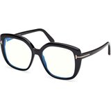 Tom Ford Blue Block Ženski okvir za dioptrijske naočare 0FT6043-B 153, Crni | Eponuda.com