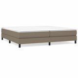  Okvir za krevet s oprugom smeđesivi 200x200 cm od tkanine | shoptok.hr